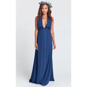 NWOT show me your mumu luna rich navy crisp